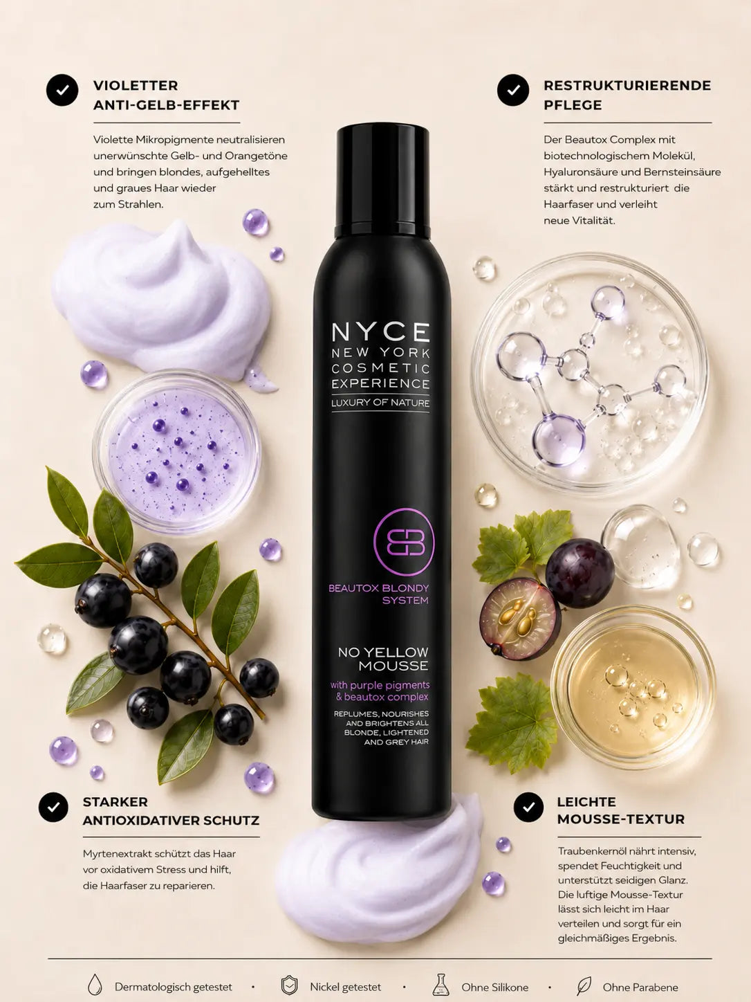 Beautox Blondy No Yellow Mousse